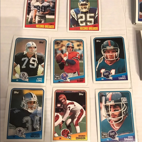 1988 NFL FOOTBALL CARDS